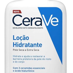 CeraVe, Loção Hidratante Corporal, com textura Fluida e Ácido Hialurônico