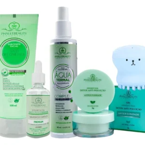 Kit Skincare Completo Pele Oleosa Limpeza De Pele Facial